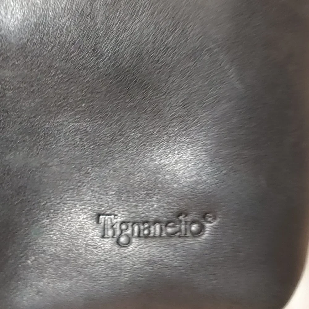 Tignanello Leather Shoulder Hobo Bag‎ Black